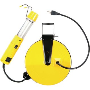  Fluorescent Shop Light 13W 10A 40' Cord Yellow - 1328092