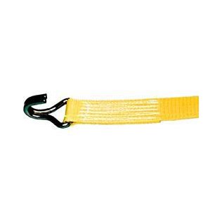 LiftAll® LoadHugger™ Web Tiedown, with Ratchet, Yellow, 30' Length - 1417259
