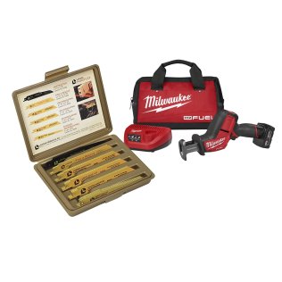  Milwaukee® M12 FUEL™ HACKZALL® Reciprocating Saw Kit with Hardflex® Mu - 1632710