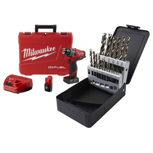  Milwaukee® M12 FUEL™ 1/2" Drill Driver Kit with Cryobit Maintenance Dr - 1633870
