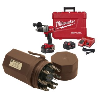 Milwaukee® M18™ FUEL 1/2" Hammer Drill Kit with Regency® Mechanic's Le - 1632799
