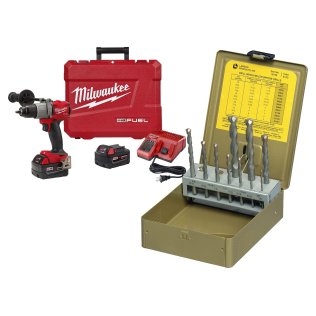  Milwaukee® M18™ FUEL 1/2" Hammer Drill Kit with Multi-Purpose Drill Bi - 1632800