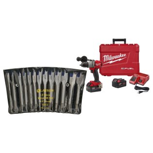  Milwaukee® M18™ FUEL 1/2" Hammer Drill Kit with Wood Boring Standard D - 1632804