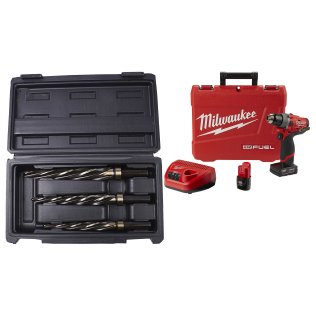  Milwaukee® M12 FUEL™ 1/2" Drill Driver Kit with Cryocut Reamer Set - 1633882