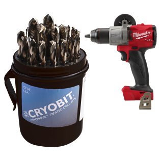  Milwaukee® M18 FUEL™ 1/2" Drill Driver with Cryobit Maintenance Drill - 1633886