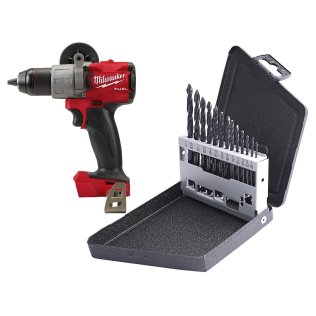  Milwaukee® M18 FUEL™ 1/2" Drill Driver with CryoBoost Drill Bit Set - 1633887