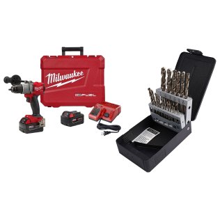  Milwaukee® M18™ FUEL 1/2" Hammer Drill Kit with CryoCobalt Drill Bit S - 1633932
