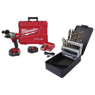  Milwaukee® M18 FUEL™ 1/2" Drill Driver Kit with Cryobit Maintenance Dr - 1633898