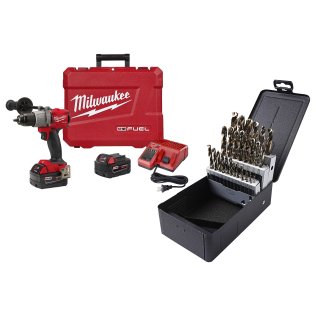  Milwaukee® M18 FUEL™ 1/2" Drill Driver Kit with Cryobit Maintenance Dr - 1633899