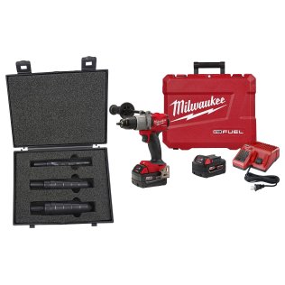  Milwaukee® M18™ FUEL 1/2" Hammer Drill Kit with Cryostep Reamer Set - 1633936