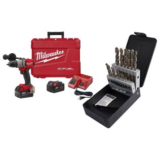  Milwaukee® M18 FUEL™ 1/2" Drill Driver Kit with CryoCobalt Drill Bit S - 1633904