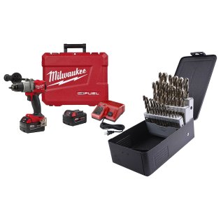  Milwaukee® M18 FUEL™ 1/2" Drill Driver Kit with CryoCobalt Drill Bit S - 1633905