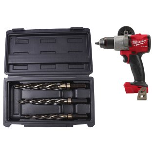 Milwaukee® M18 FUEL™ 1/2" Hammer Drill/Driver with Cryocut Reamer Set - 1633924