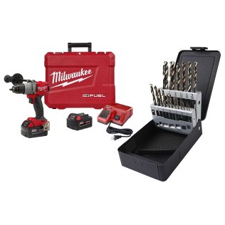  Milwaukee® M18™ FUEL 1/2" Hammer Drill Kit with Cryobit Maintenance Dr - 1633926