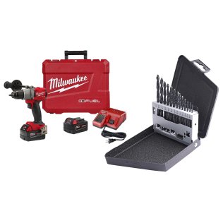  Milwaukee® M18™ FUEL 1/2" Hammer Drill Kit with CryoBoost Drill Bit Se - 1633929