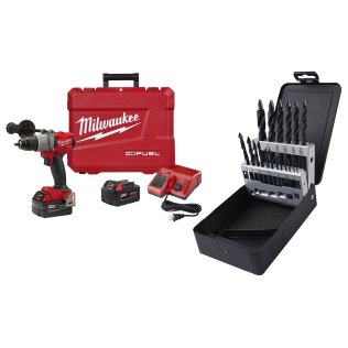  Milwaukee® M18™ FUEL 1/2" Hammer Drill Kit with CryoBoost Drill Bit Se - 1633930