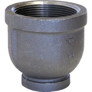  Made In USA Reducing Coupling Malleable Iron 1/4-18 x 1/8-27 - 1637875