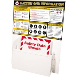 GHS Safety Information Station w/ 1 Binder English - 1470346