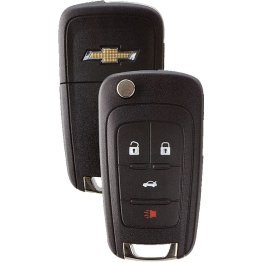  Chevrolet Logo PEPS Key 4 Button - 1523382