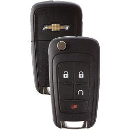 Chevrolet Logo Flip Key 4 Button - 1523384