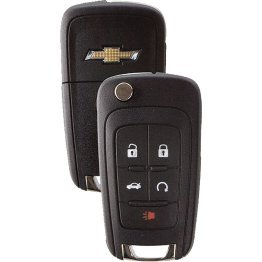  Chevrolet Logo Flip Key 5 Button - 1523386