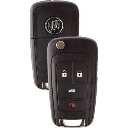  Buick Logo PEPS Key 4 Button - 1523376