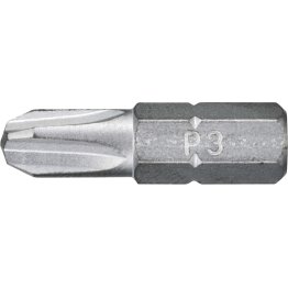  Screwdriver Bit, Phillips, S2 Tool Steel, #3 - 28642