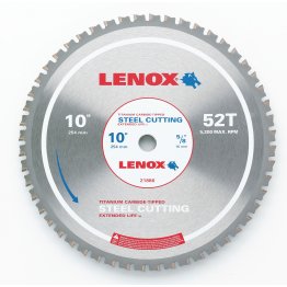 Lenox® Circular Saw Blade for Mild Steel 10" - 1329104