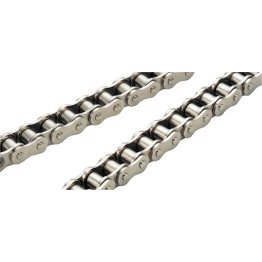 Daido® Roller Chain, Single Strand, Steel, Nickel Plated, Industry No. 35 - 1443491