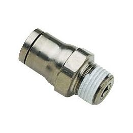 Legris Push-to-Connect Connector Brass 1/2 x 3/8" - 28282