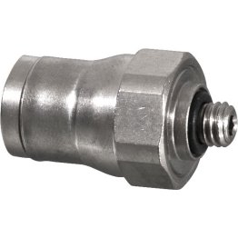Legris Push-to-Connect Connector Brass 1/4" x 10-32 - 28274