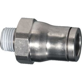 Legris Push-to-Connect Connector Brass 3/8 x 1/8" - 28278