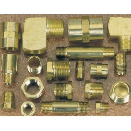  Universal Brass Fittings Assortment Kit 110Pcs - LP167