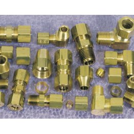  Brass Compression Fittings Assortment Kit 204Pcs - LP169