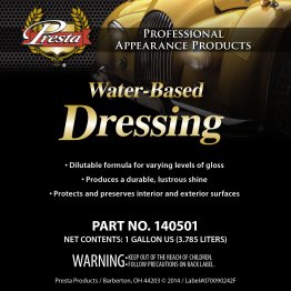 Presta Products Water Based Dressing Label - 1434515