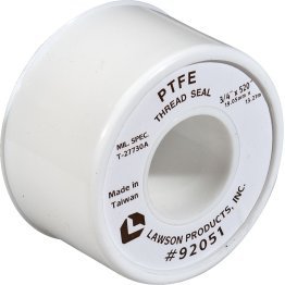 Lawson PTFE Pipe Thread Seal White 3/4 x 520" - 92051