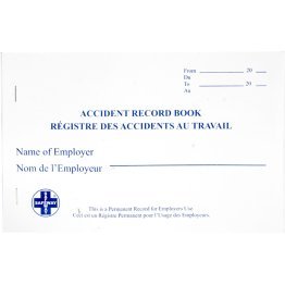  Accident Record Book, Bilingual - 1636561
