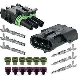 Weather Pack 3-Way Inline Connection Kit 20-18 AWG - 1446723