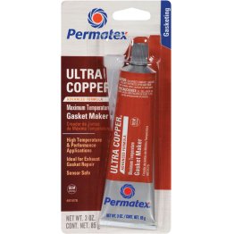 Permatex® Ultra Copper® Maximum Temperature RTV Gasket Maker - 1524925
