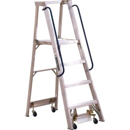Louisville Ladder 6' Aluminum Platform Ladder, 300 lbs., Type IA - 1329262