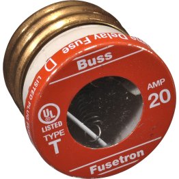  Type T Plug Fuse 2-Element Edison Base 20A - 25332