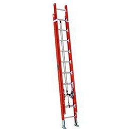 Louisville Ladder 20' Fiberglass Extension Ladder, 300 lbs., Type IA - 1329864