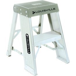 Louisville Ladder 23" Aluminum Stepladder, 300 lbs., Type IA - 1329983