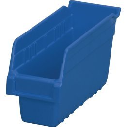 Akro-Mils® ShelfMax™ Bin, Blue, 11-5/8" x 4-1/8" x 6" - 1387945