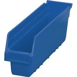 Akro-Mils® ShelfMax™ Bin, Blue, 17-5/8" x 4-1/8" x 6" - 1387951