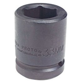 Proto® 1" Drive Standard Impact Socket, 33mm - 1224645