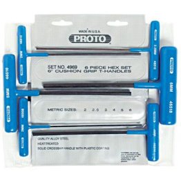 Proto® 6 Pc. Metric T-Handle Hex Key Set - 1232590