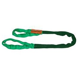 LiftAll® Tuflex Roundsling, Polyester/Nylon, Green, 6' Length - 1416030
