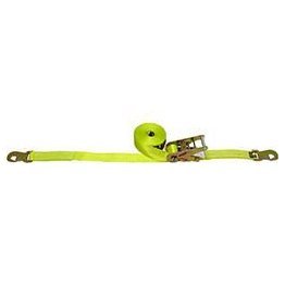 LiftAll® LoadHugger™ Web Tiedown, with Ratchet, Yellow, 27' Length - 1417250