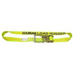 LiftAll® LoadHugger™ Web Tiedown, with Ratchet, Yellow, 27' Length - 1417262
